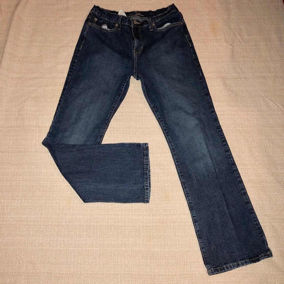 Lena Jeans 10 bootcut high- rise blue jeans - Picture 2 of 3